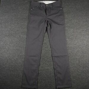 Outlier Mens Charcoal Gray Slim Dungarees Workcloth Schoeller Mens 30W x 32L